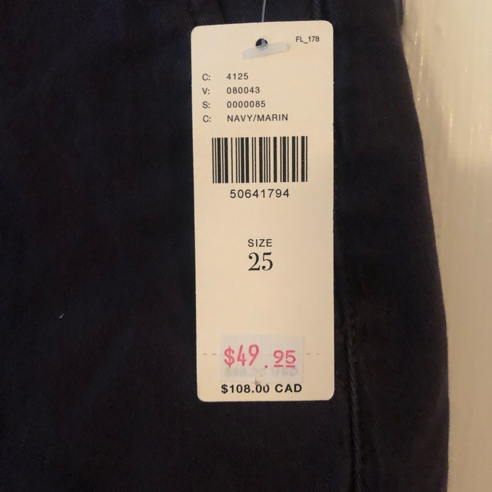 NWT Anthropologie x Sanctuary navy shorts - Picture 5 of 7
